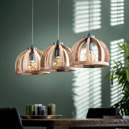 Hängelampe Holzbogen 3L - lefurn.de
