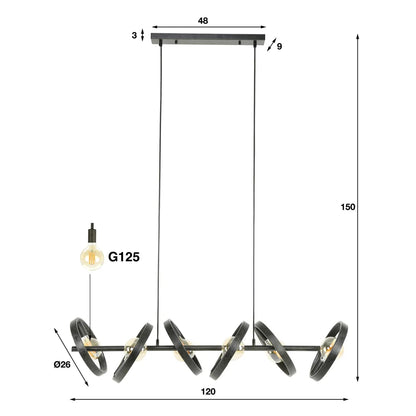 Hängelampe Hover 6L von lefurn.de 