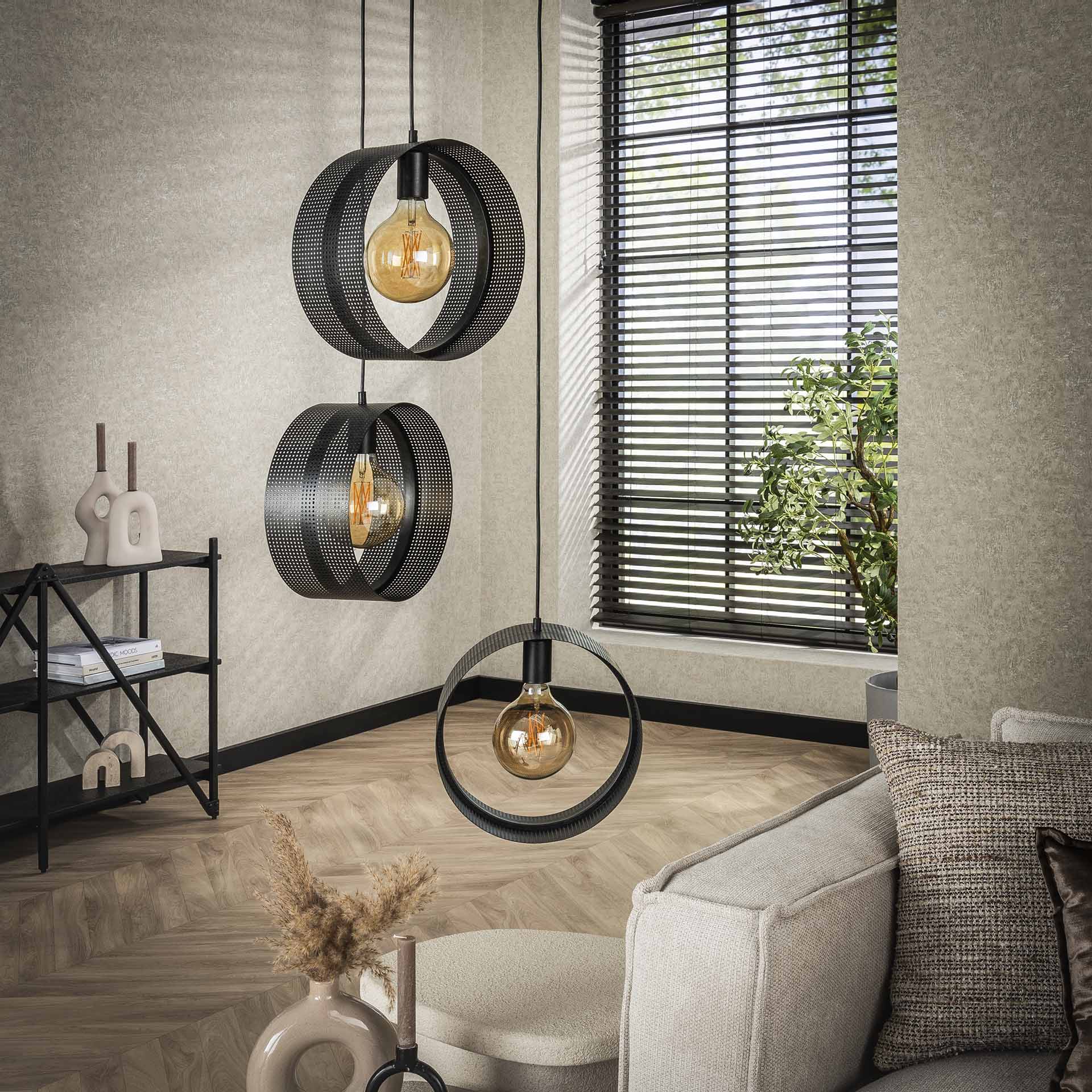 Hängelampe Lochblech 3L - lefurn.de