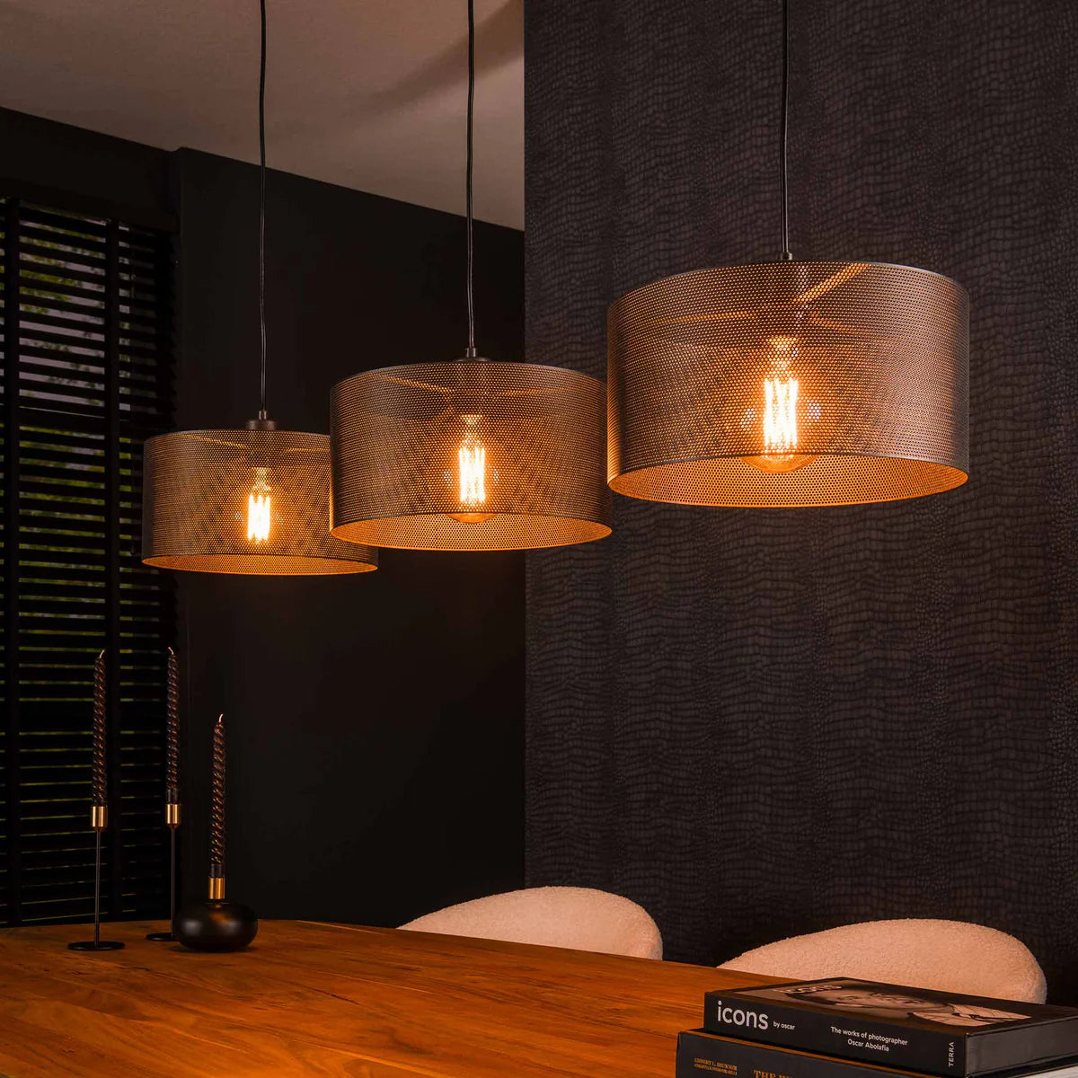 Hängelampe Mesh Round 3L - lefurn.de