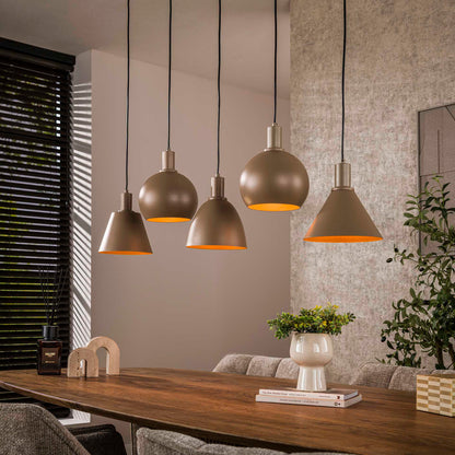 Hängelampe Metallo Beige 5F - lefurn.de