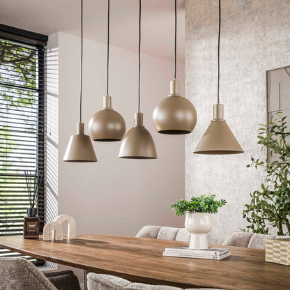 Hängelampe Metallo Beige 5F - lefurn.de