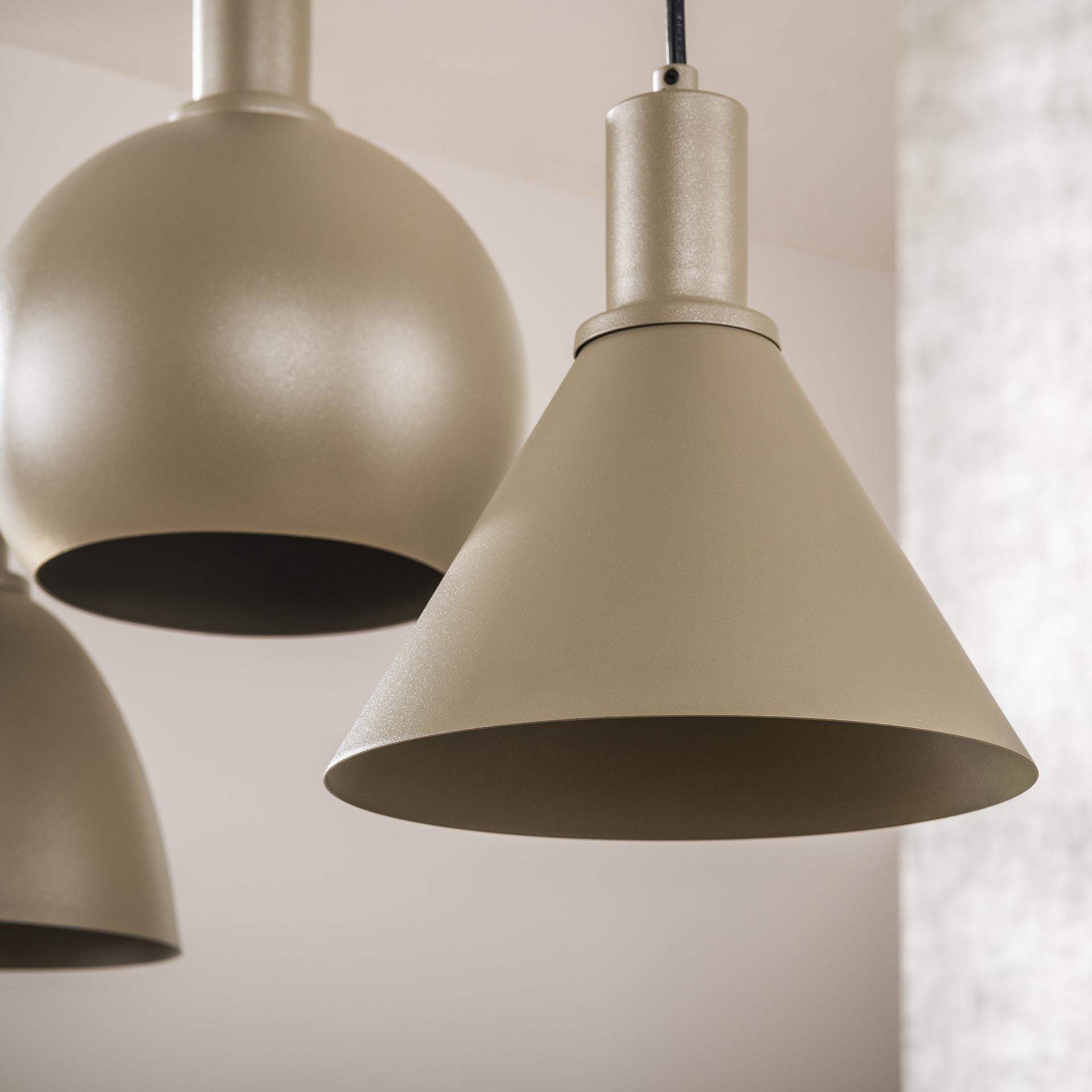Hängelampe Metallo Beige 5F - lefurn.de