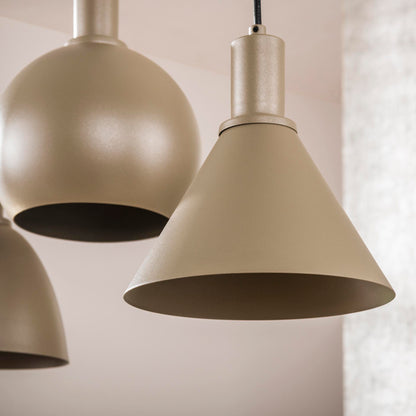 Hängelampe Metallo Beige 5F - lefurn.de