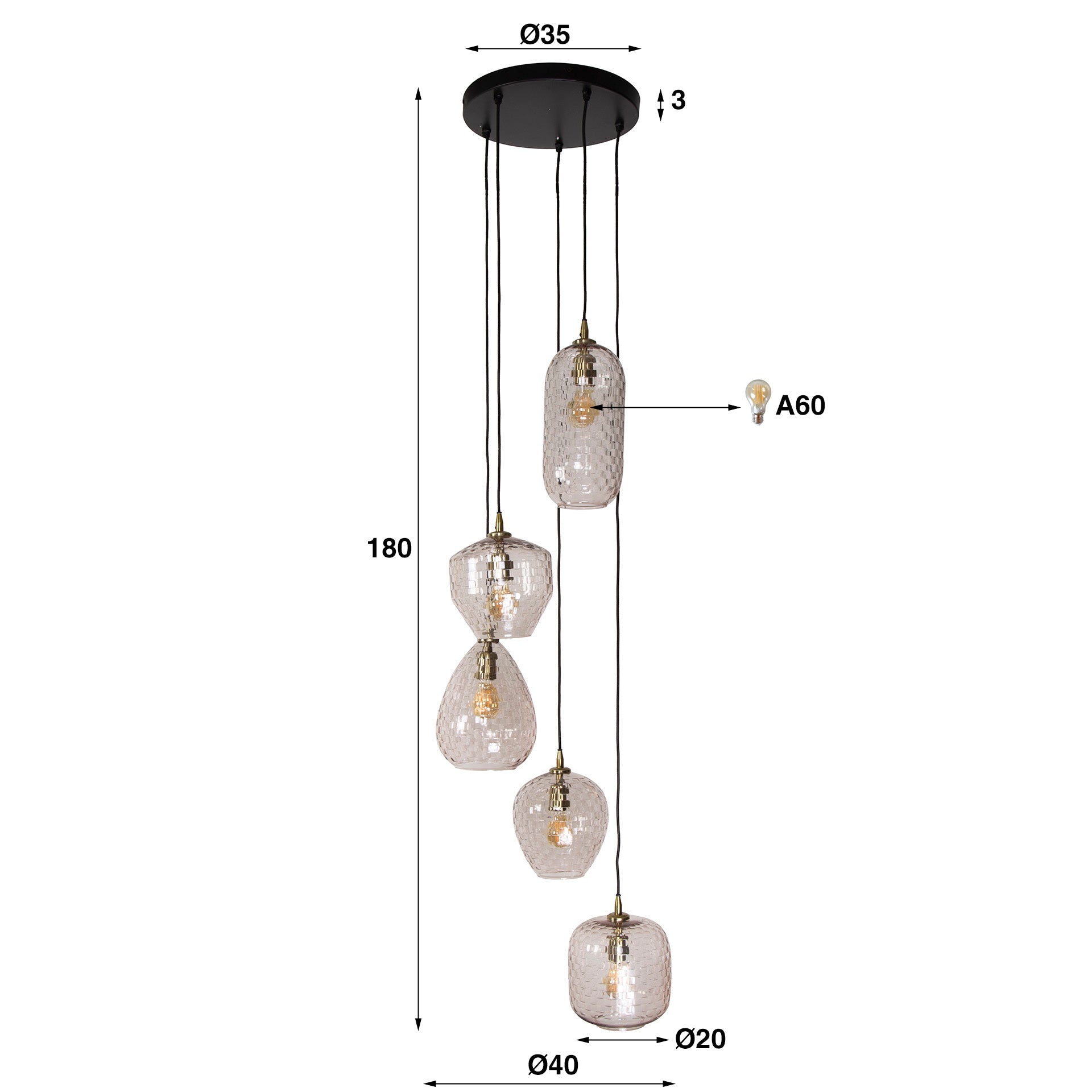 Hängelampe Patch 5L - lefurn.de