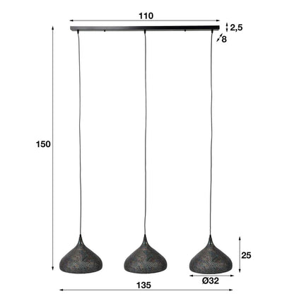 Hängelampe Punch Mix 3L von lefurn.de