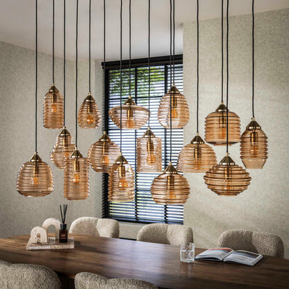 Hängelampe Rib Glas XXL - lefurn.de