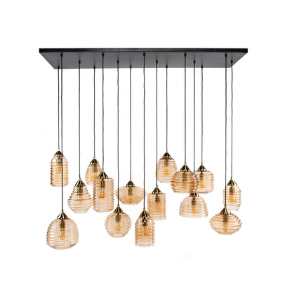 Hängelampe Rib Glas XXL - lefurn.de