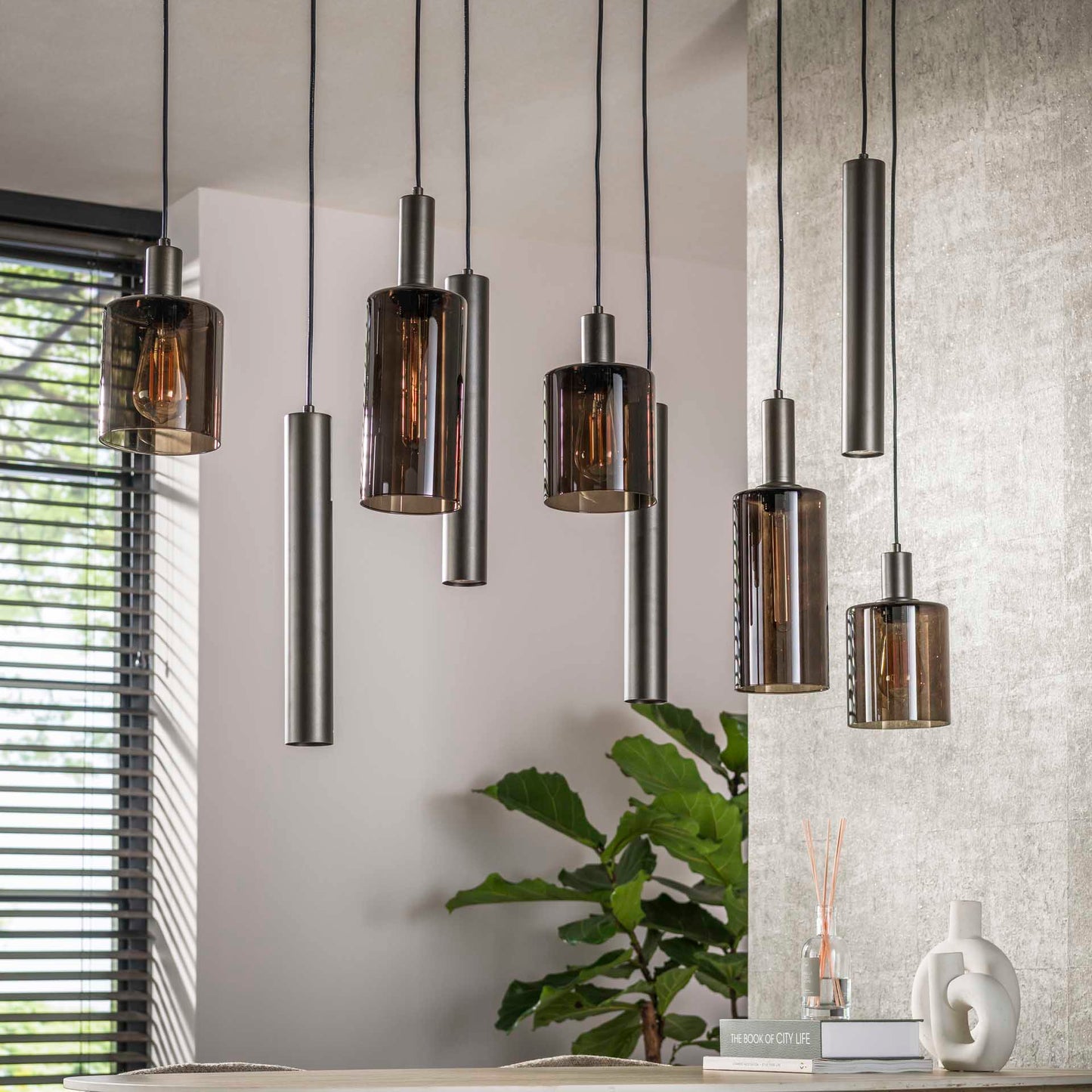 Hängelampe Sepiora 5+4F - lefurn.de