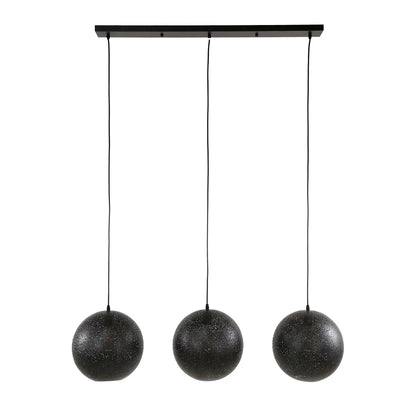 Moderne Hängelampe Zip 3L von lefurn.de mit drei Lampenschirmen aus weißem Glas für stilvolle Beleuchtung.