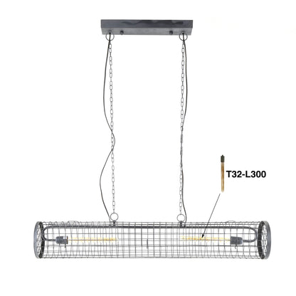 Hängelampe Zylindergeflecht aus Lefurn.de, elegante Pendellampe mit Zylindergeflecht-Design für modernes Wohndesign