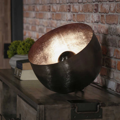 Hängelampe Korb aus Nickel, große Tischlampe mit Korbdesign, modernleuchte von lefurn.de, ideal für Wohnzimmer und Essbereich