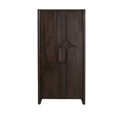 Hochschrank Zano 95 von lefurn.de, moderner Wandschrank mit klaren Linien und Stauraum, auf Bild sichtbar.