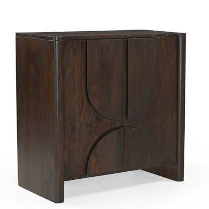 Moderne Kommode Zano 80 von lefurn.de mit klaren Linien und vier Schubladen, aus Holz gefertigt, für stilvolle Aufbewahrung.