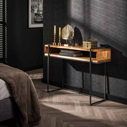Moderner Konsolentisch Edge Open von lefurn.de mit offener Ablage und klarer Linienführung.