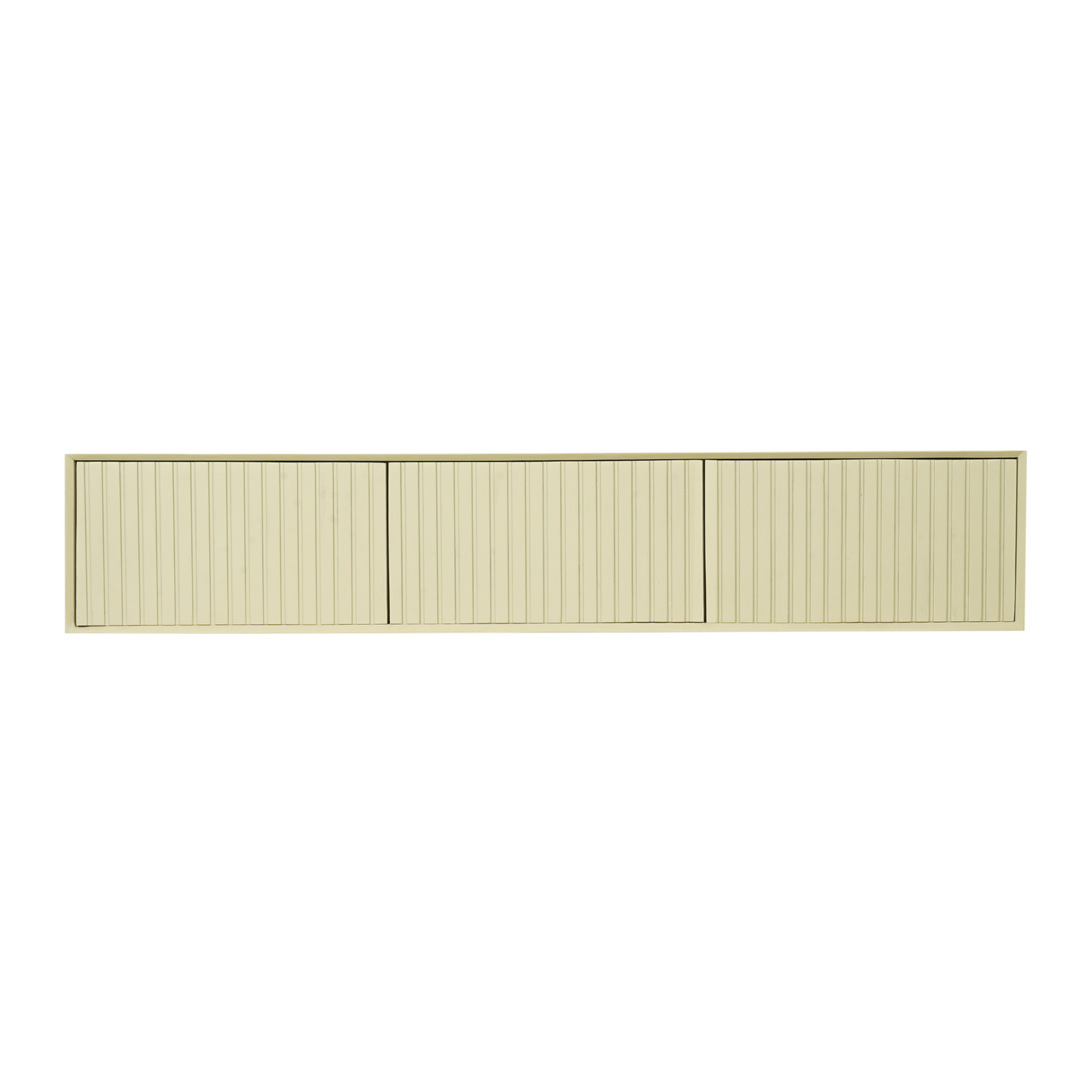 Moderner Lowboard Madison Sand 160 cm von lefurn.de mit stilvollem Design und praktischem Stauraum.