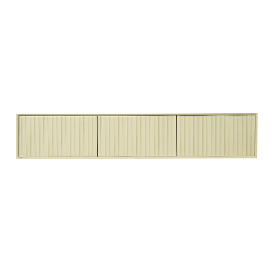 Moderner Lowboard Madison Sand 160 cm von lefurn.de mit stilvollem Design und praktischem Stauraum.