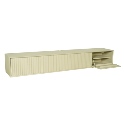 Moderner Lowboard Madison Sand 200 S von lefurn.de mit Stauraum und elegantem Design, ideal für Wohnzimmermöbel