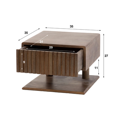 Nachtschrank Carve Shelve 1L - lefurn.de