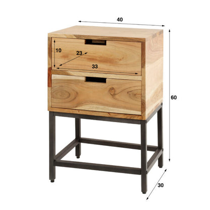 Nachtschrank Flat 2 - lefurn.de