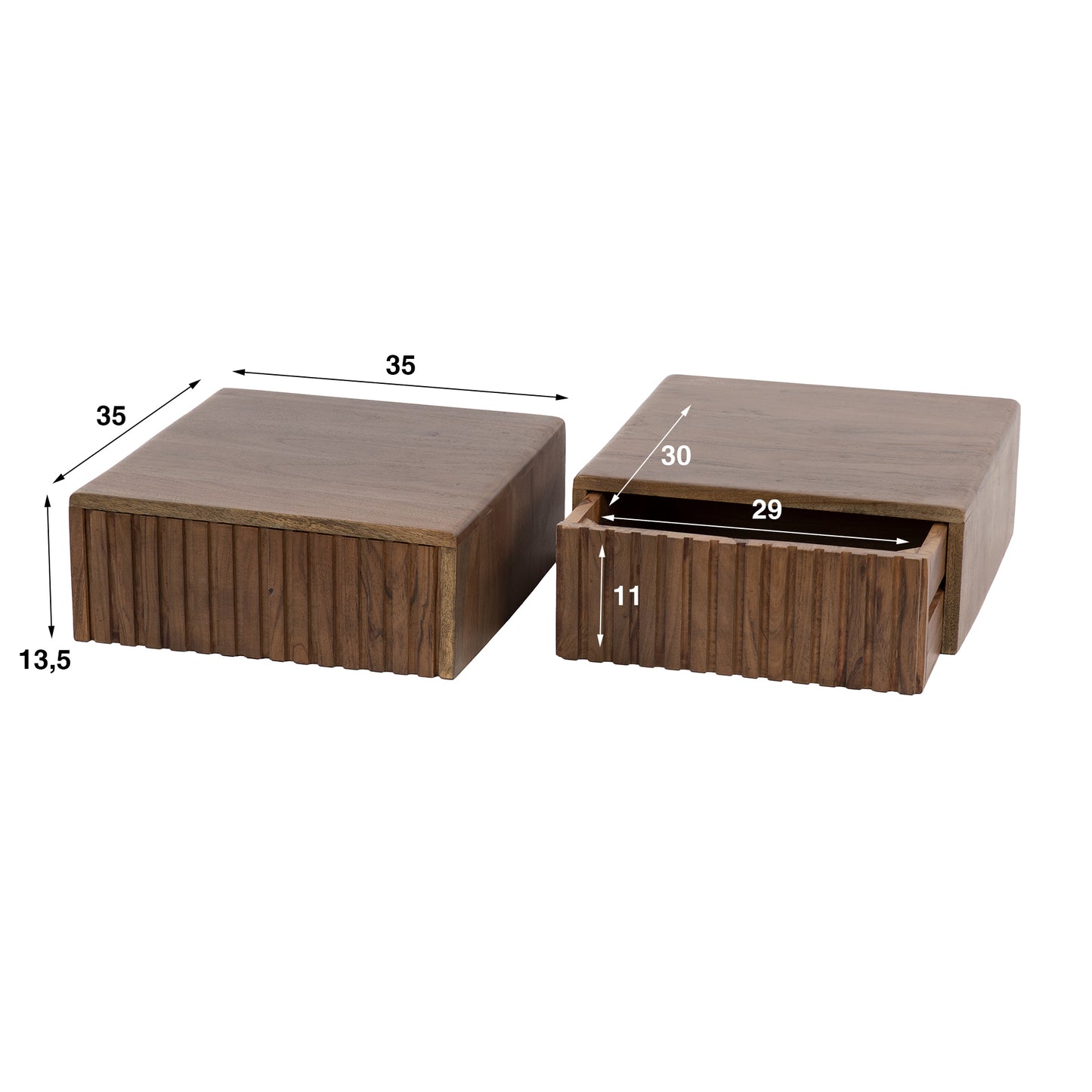 Nachtschrank Set Carve - lefurn.de