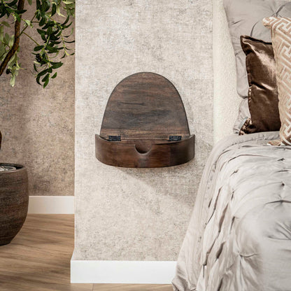 Zwei Nachtschränke im Set Cove von lefurn.de, modernes Design, aus Holz mit Schubladen und Ablageflächen.
