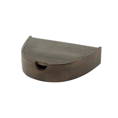 Zwei weiße Nachtschränke im Set Cove von lefurn.de, modernes Design, mit Schubladen und Ablageflächen, für Schlafzimmer.
