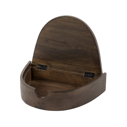 Zwei Nachtschränke aus dem Nachtschrank Set Cove von lefurn.de, mit modernen Designs und Stauraummöglichkeiten.