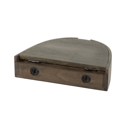 Zwei Nachtschränke im Set Cove von lefurn.de, modernes Design, mit Schubladen und Ablageflächen, in hellem Holzton.