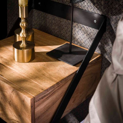 Set aus zwei weißen Nachtschränken der Marke lefurn.de im modernen Nachtschrank-Design, ideal für Schlafzimmer.