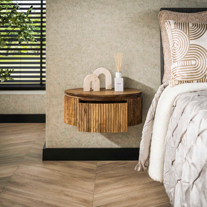 Runder Nachtschrank Wave von lefurn.de 