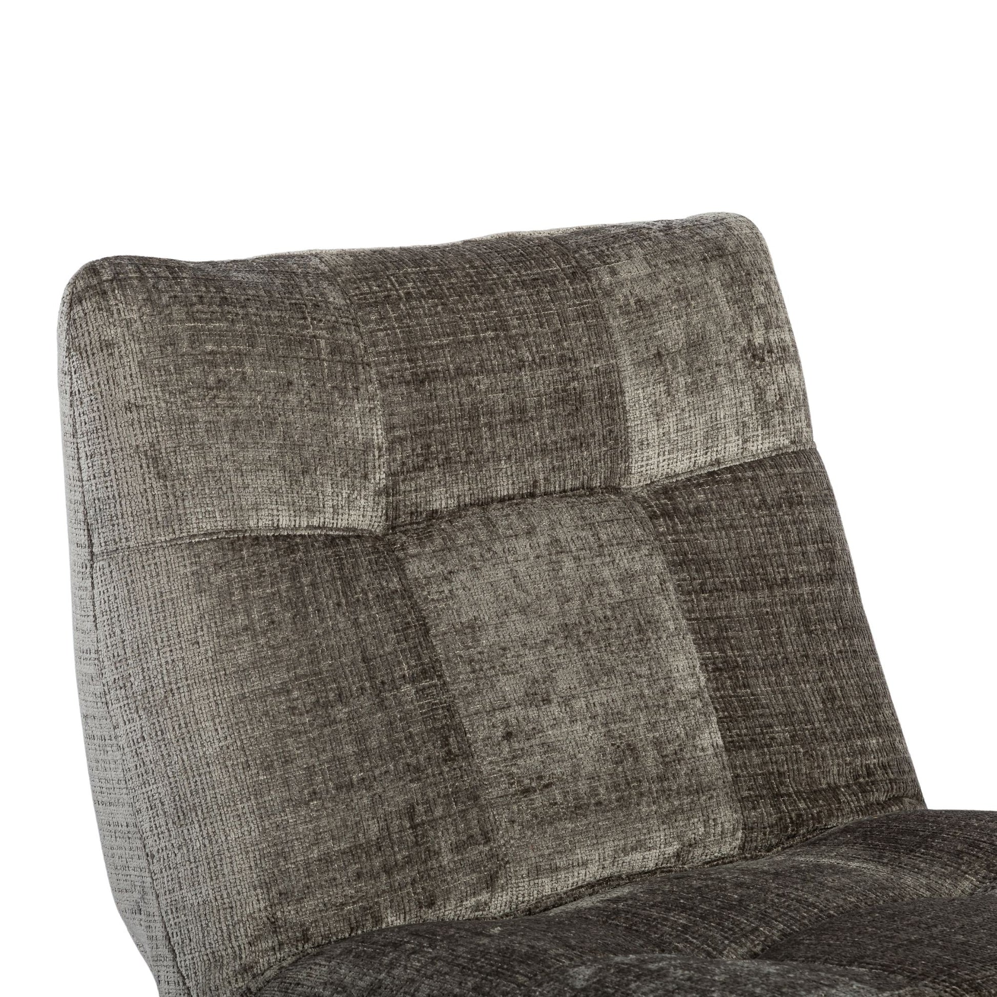 Grauer Relaxsessel Chill von lefurn.de mit bequemer Sitzfläche und modernem Design, ideal für entspannte Stunden zu Hause