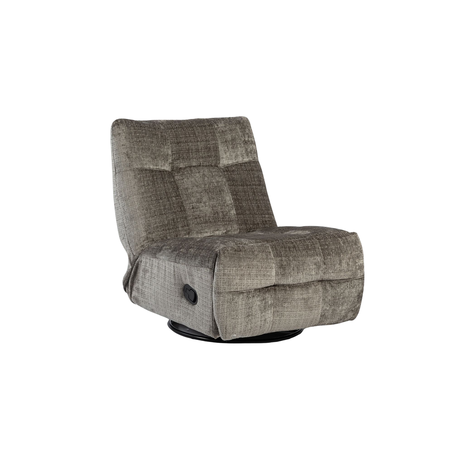 Grauer Relaxsessel Chill von lefurn.de mit bequemen Sitzpolstern und robustem Rahmen, ideal für gemütliche Stunden zu Hause