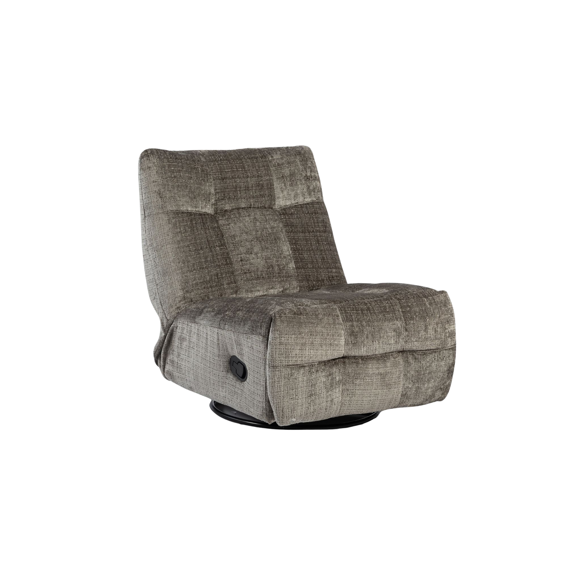 Grauer Relaxsessel Chill von lefurn.de mit bequemen Sitzpolstern und robustem Rahmen, ideal für gemütliche Stunden zu Hause