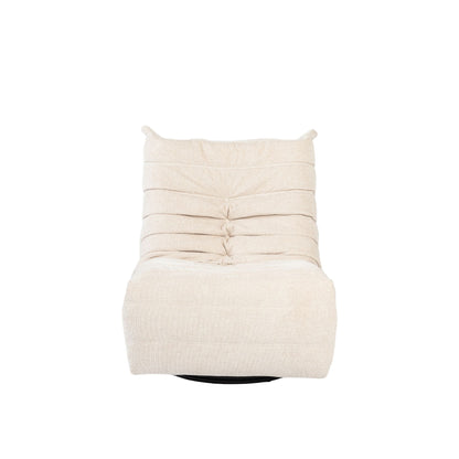 Beiger Relaxsessel Zen von lefurn.de mit bequemer Polsterung und modernen Design, ideal für entspanntes Sitzen im Wohnzimmer.