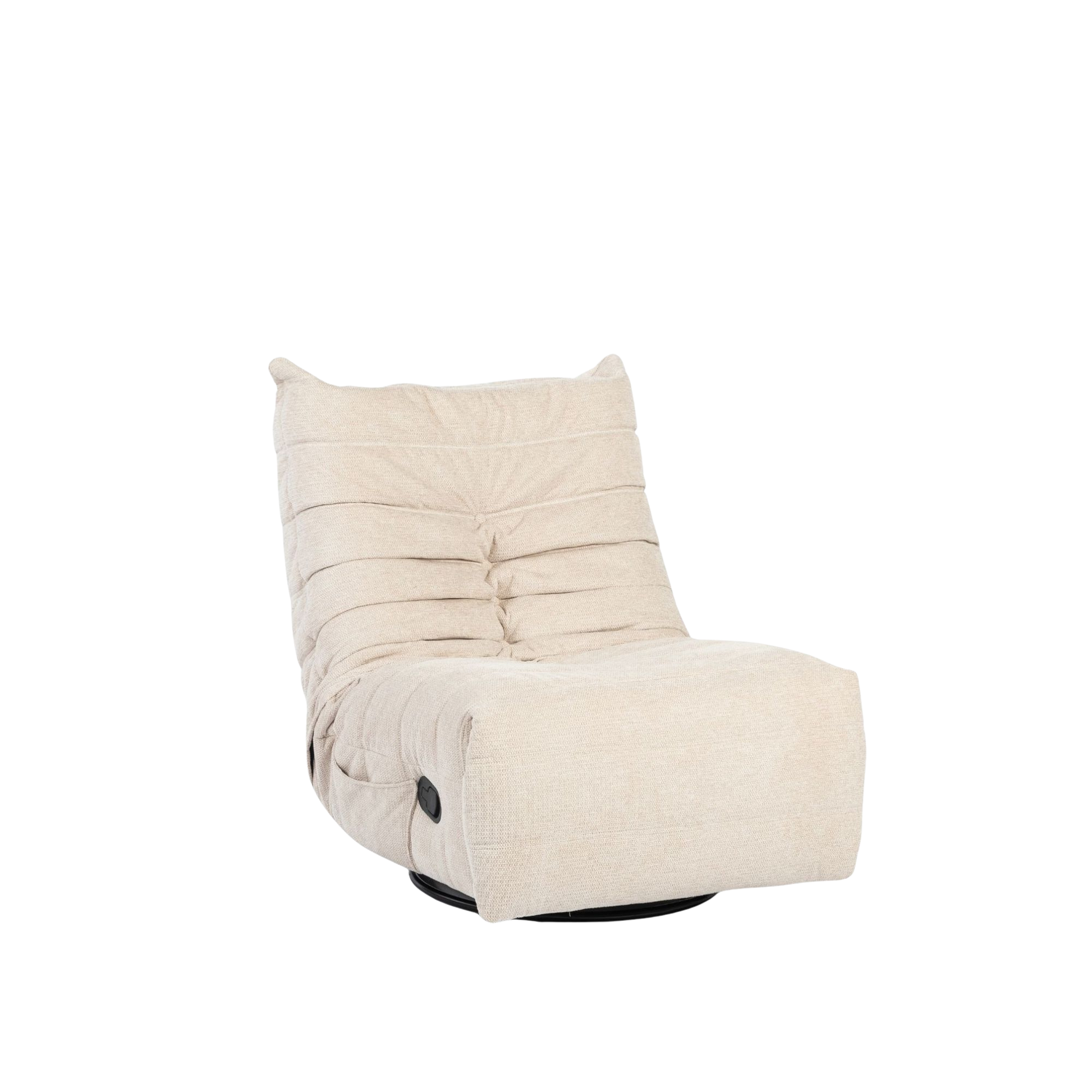 Beiger Relaxsessel Zen von lefurn.de mit bequemen Sitz und stilvollem Design, ideal zum Entspannen.