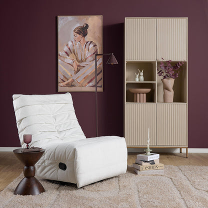 Bequemer Relaxsessel Zen Naturel von lefurn.de mit komfortabler Polsterung und natürlichem Design.