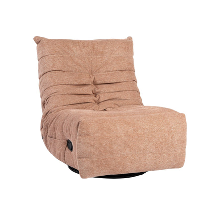 Bequemer Relaxsessel Zen in Pink von lefurn.de, mit weicher Polsterung und stilvollem Design, ideal zum Entspannen.