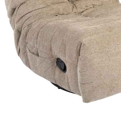 Bequemer Relaxsessel Zen in Taupe von lefurn.de mit weicher Polsterung und modernem Design.