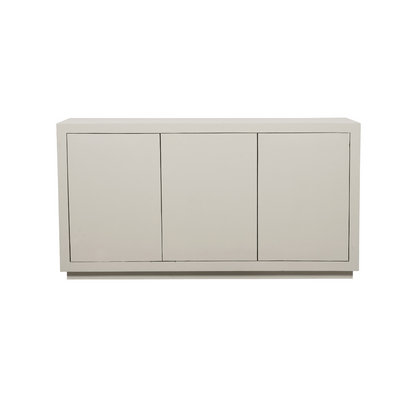 Sandfarbenes Sideboard Brussel 150 von lefurn.de mit geräumigen Schubladen und stilvollem Design.