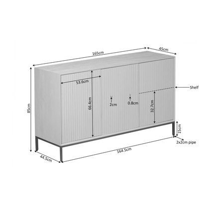 Sideboard Madison Natural 165 - lefurn.de