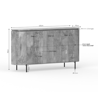 Sideboard Solana Natur 165 - lefurn.de