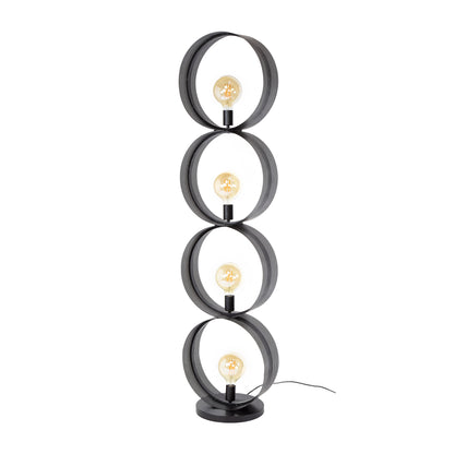 Moderne Stehlampe Lochblech 4L von lefurn.de mit innovativem Design und Lochmuster, ideal für stilvolle Raumbeleuchtung