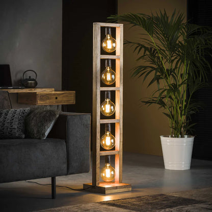 Modulare Stehlampe von lefurn.de mit modernem Design und langlebigem Leuchtmittel, ideal für Wohnzimmer oder Arbeitszimmer.