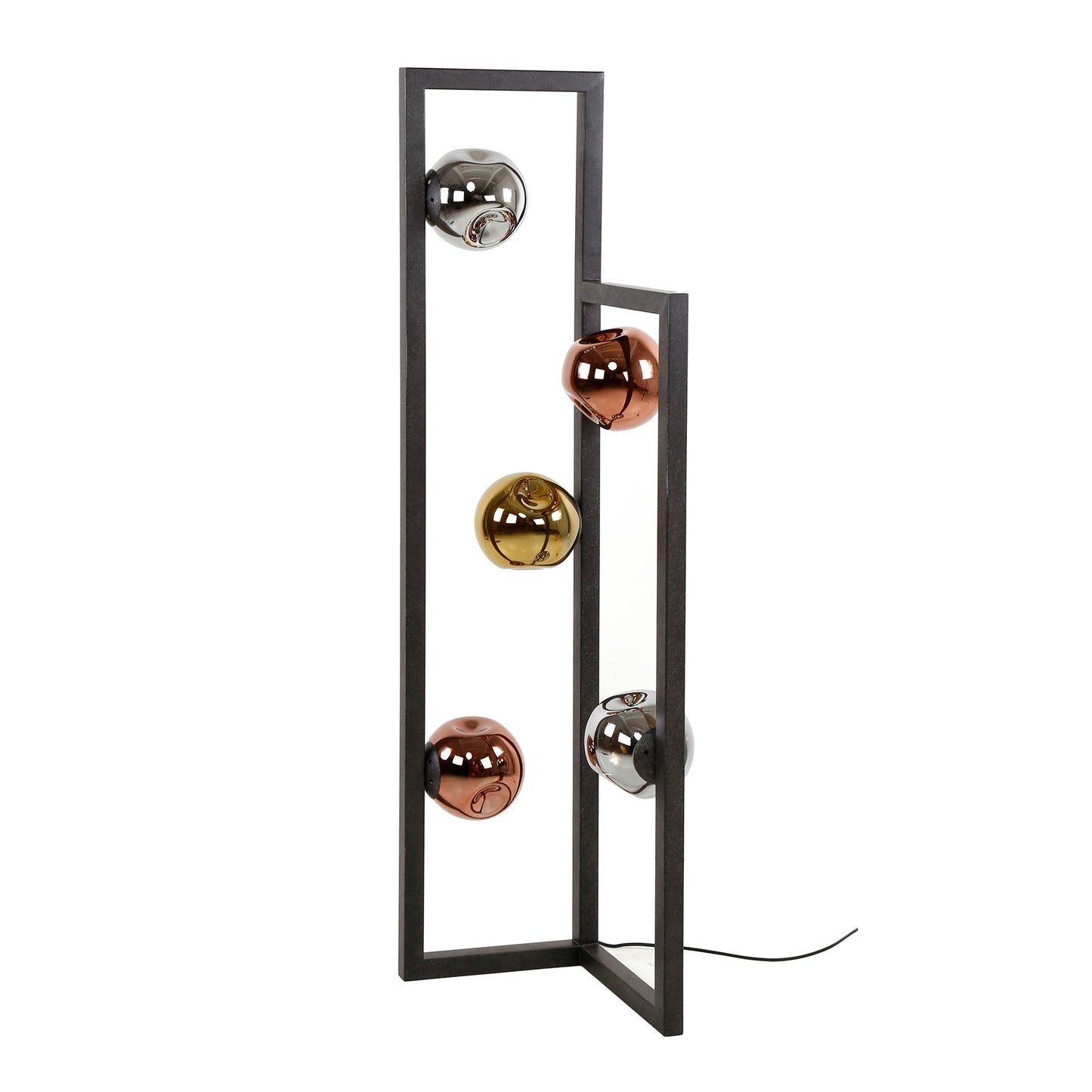 Helle Stehlampe Stellar 2 von lefurn.de mit modernem Design und stabilem Standfuß, ideal für Wohnzimmer oder Schlafzimmer.