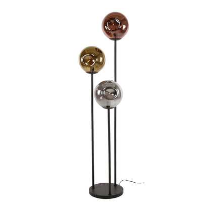 Moderne Stehlampe Stellar von lefurn.de mit elegantem Design und stabilem Standfuß, ideal für Wohnzimmer und gemütliche Räume