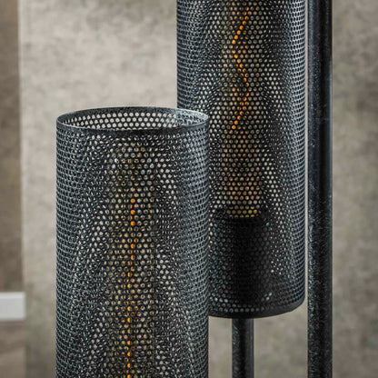 Moderne Stehlampe Tube von lefurn.de mit schlankem Design und weißem Lampenschirm, ideal für Wohnzimmer und Leseecken.