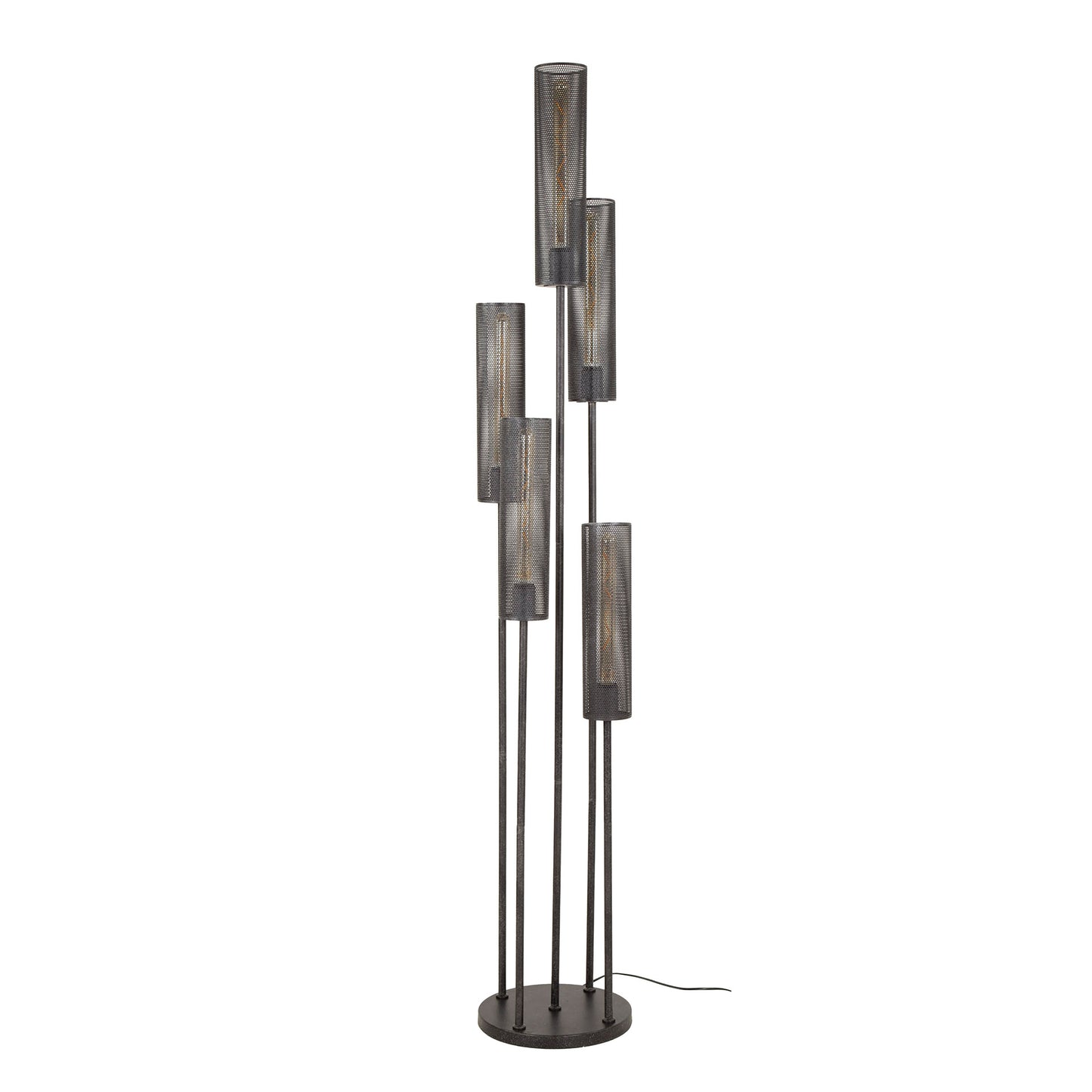 Moderne Stehlampe Tube von lefurn.de mit schlankem Design und warmem Licht in einem stilvollen Raum.