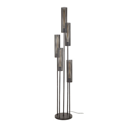 Moderne Stehlampe Tube von lefurn.de mit schlankem Design und warmem Licht in einem stilvollen Raum.