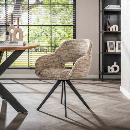 Grauer Lefurn.de Stuhl Spring mit modernem Design, bequemer Sitzfläche und stabilen Beinen, ideal für Esszimmer oder Büro.
